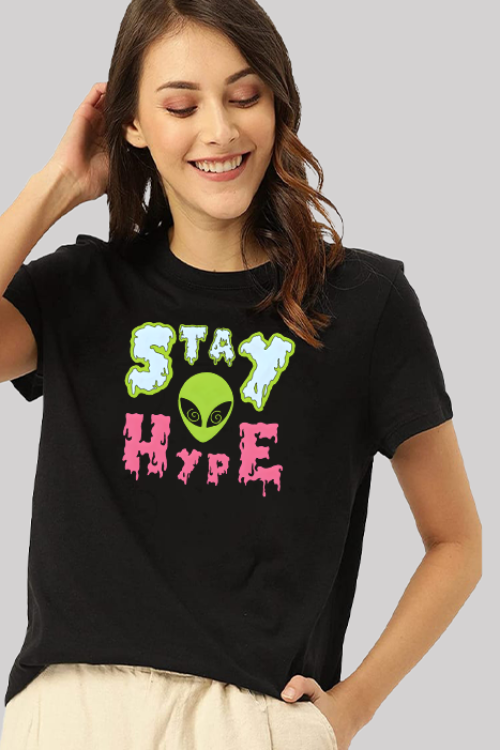 Stay Hype women regular fit t-shirt