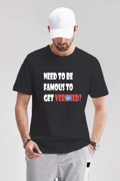 No Need to get verified Regular fit tshirt