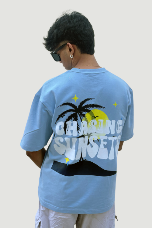 Chasing Sunset Unisex Oversized T-shirt